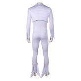 Band Queen Freddie Mercury White Wings Jumpsuit Outfits Cosplay Costume Halloween Carnival Suit